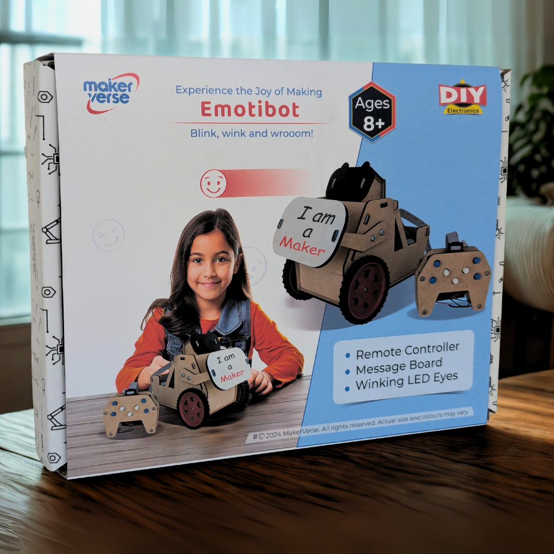 Emotibot - A DIY RC robot that blinks, winks and carries loads!