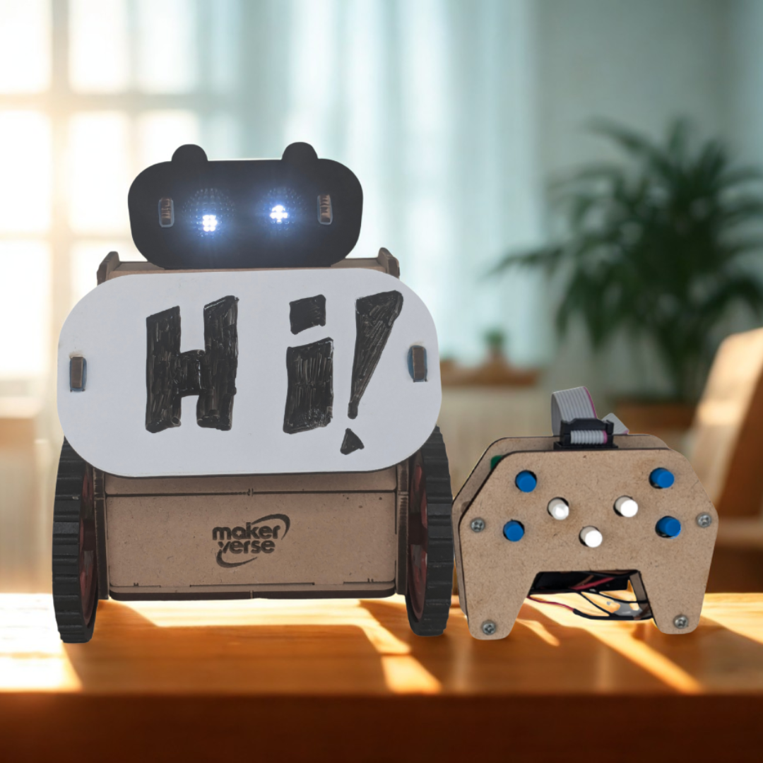 Emotibot - A DIY RC robot that blinks, winks and carries loads!