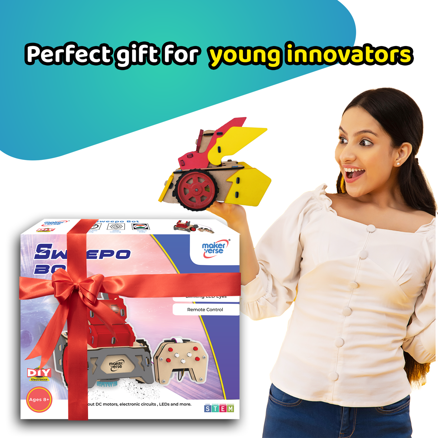 SweepoBot - the Swachch Bharat Bot - your cleaning companion!