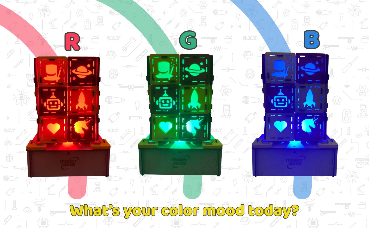 GloLamp | DIY STEM Kit | 8-14 yrs | Fun with 3-Color Light Circuits