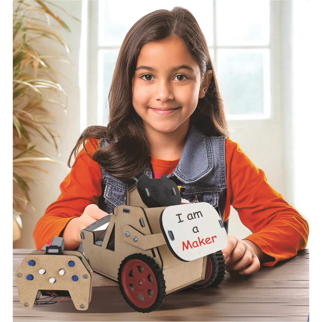 Emotibot - A DIY RC robot that blinks, winks and carries loads!