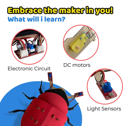 Lumobug - Bio-Inspired DIY Robotics Kit