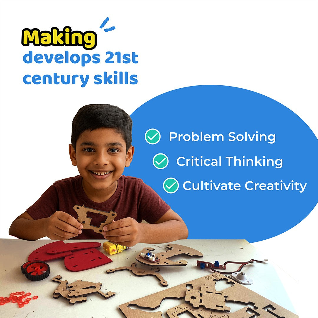 Lumobug | DIY STEM Kit | 8+ yrs | Fun with Bio-Inspired Robotics