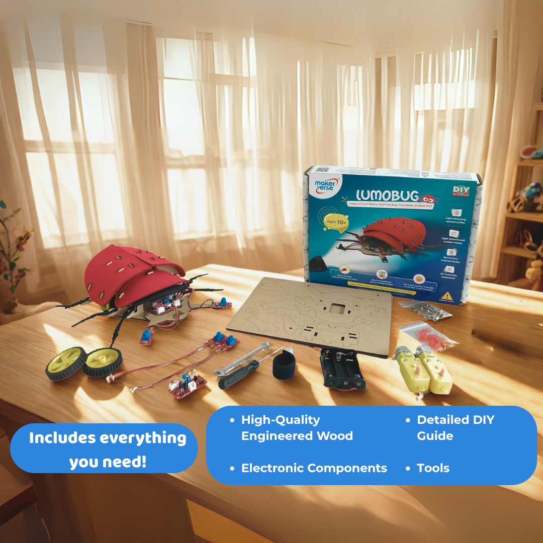 Lumobug | DIY STEM Kit | 8+ yrs | Fun with Bio-Inspired Robotics